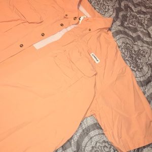 Orange Magellan fishing shirt